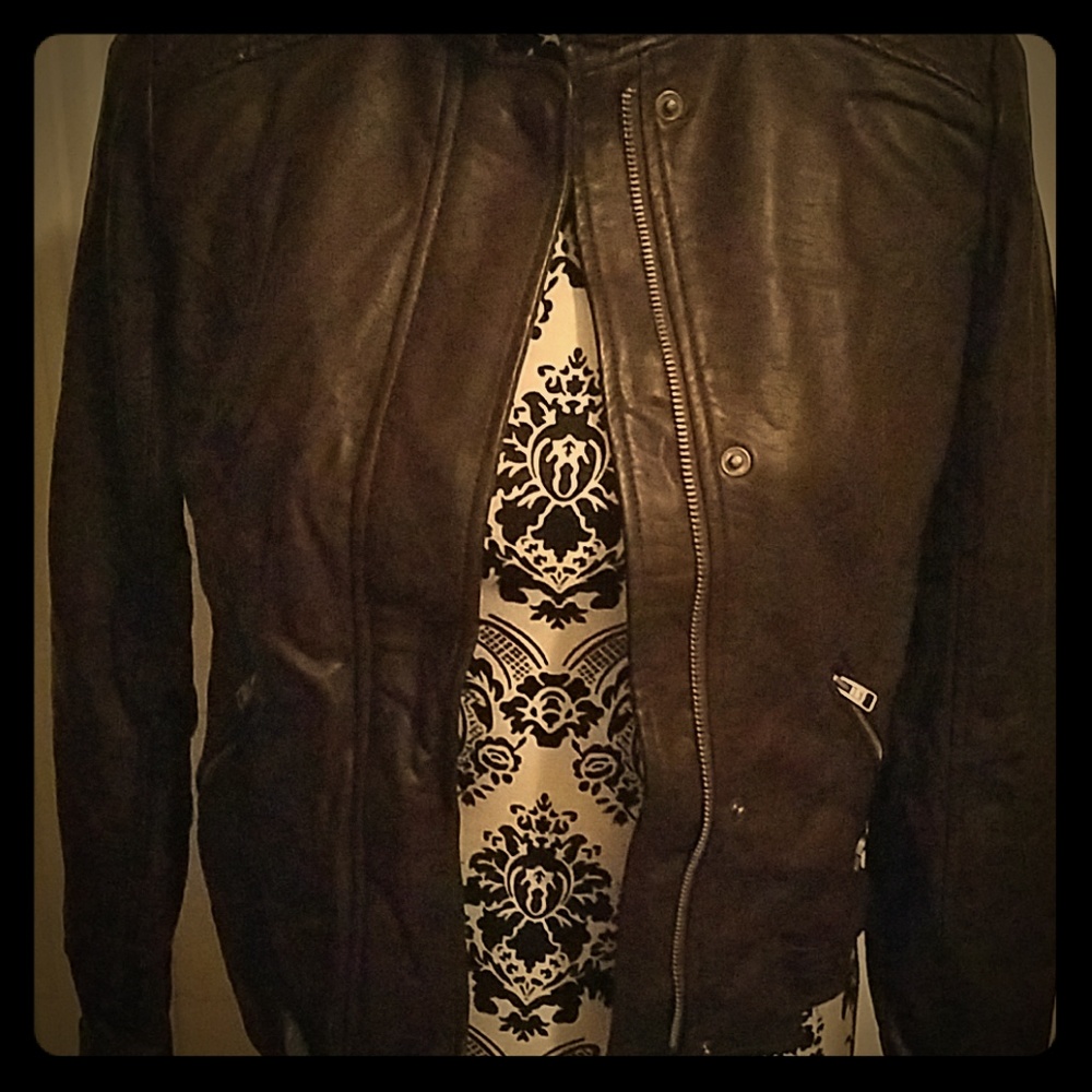 Hollister Leather Jacket
